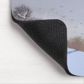 Landschaft Landschaft Schneeszene Kunst Mousepad (Ecke)
