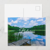 Landschaft Landschaft Seen Sky Belarus Postkarte (Vorne/Hinten)