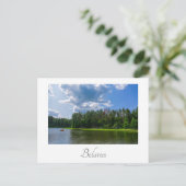 Landschaft Landschaft Seen Sky Belarus Postkarte (Stehend Vorderseite)