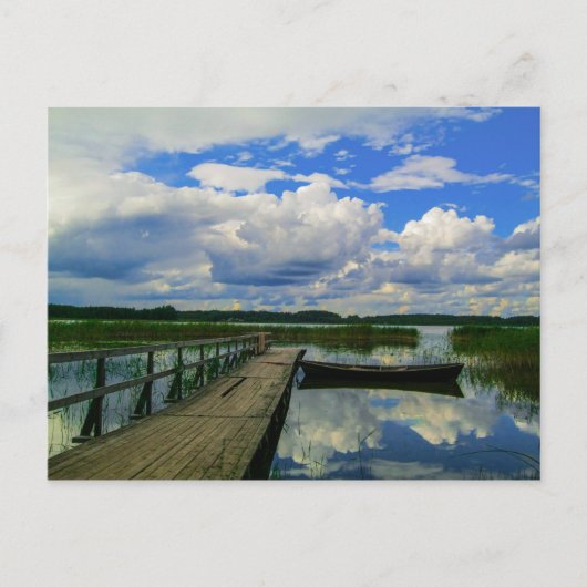 Landschaft Landschaft Seen Sky Belarus Postkarte (Vorderseite)