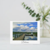 Landschaft Landschaft Seen Sky Belarus Postkarte (Stehend Vorderseite)