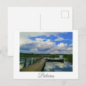 Landschaft Landschaft Seen Sky Belarus Postkarte (Vorne/Hinten)