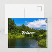 Landschaft Landschaft Seen Sky Belarus Postkarte (Vorne/Hinten)