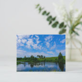 Landschaft Landschaft Seen Sky Belarus Postkarte (Stehend Vorderseite)