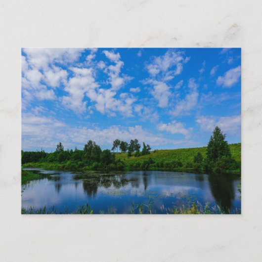 Landschaft Landschaft Seen Sky Belarus Postkarte (Vorderseite)