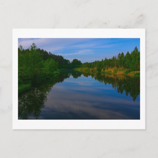 Landschaft Landschaft Seen Sky Belarus Postkarte (Vorderseite)