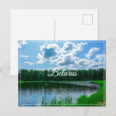 Landschaft Landschaft Seen Sky Belarus Postkarte (Vorne/Hinten)