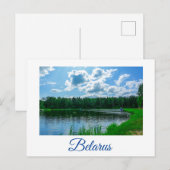 Landschaft Landschaft Seen Sky Belarus Postkarte (Vorne/Hinten)