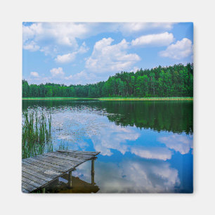 Landschaft Landschaft Seen Weißrussland Magnet
