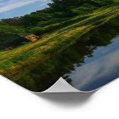 Landschaft Landschaft Seen Weißrussland Poster (Ecke)