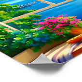 Landschaft Landschaftsbild Landschaftsbild Landsch Poster (Ecke)