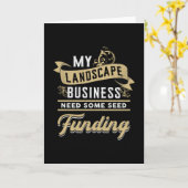 Landschaft Landschaftsgärtnerei Landschaftsgärtner Karte (Gelbe Blume)