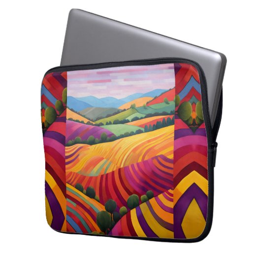 Landschaft Laptopschutzhülle (Vorderseite Links)