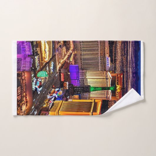 Landschaft Las Vegas Badhandtuch Set (Handtuch)