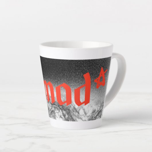 Landschaft Latte Tasse (Rechte Ecke)