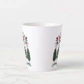 Landschaft Latte Tasse (Doodle - Handgezeichnet) (Vorderseite)