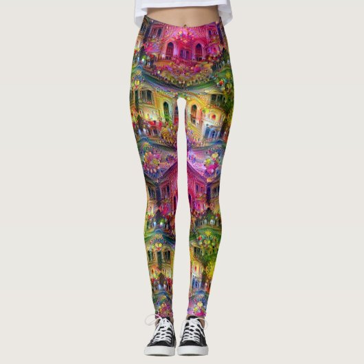 Landschaft Leggings (Vorderseite)