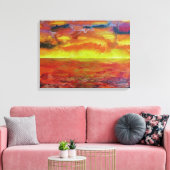 Landschaft, Leinwand im Hintergrund (Insitu (Wohnzimmer))