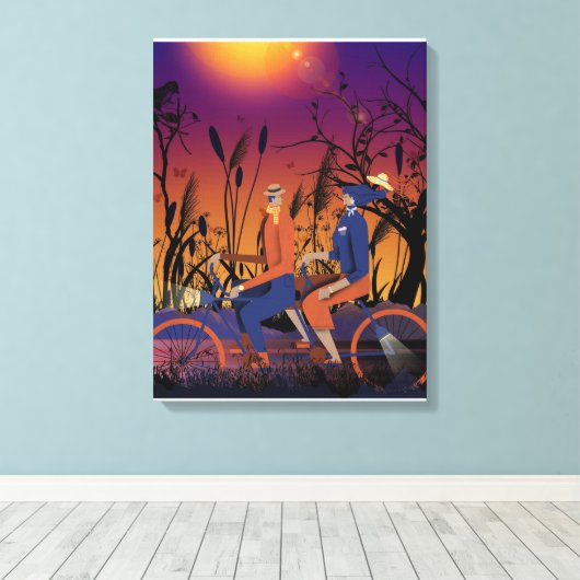 Landschaft Leinwanddruck (Insitu (Holzboden))