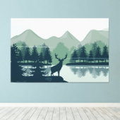 Landschaft Leinwanddruck (Insitu (Holzboden))