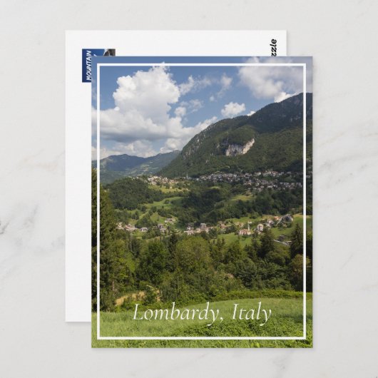Landschaft Lombardei, Italien Postkarte (Vorne/Hinten)