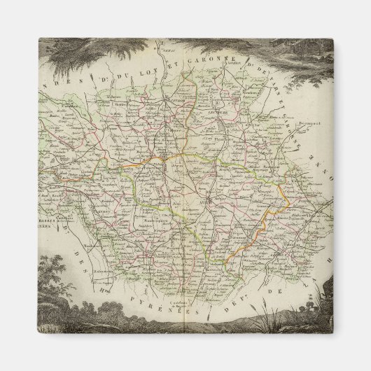 Landschaft Magnet (Vorne)