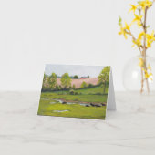 Landschaft Manheim Landschaft Kunst Karte (Gelbe Blume)