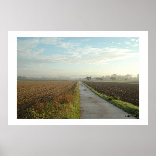 Landschaft Mannheim 1 Poster (Vorne)