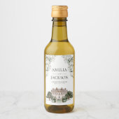 Landschaft Manor Wedding Weinetikett (Vorderseite)