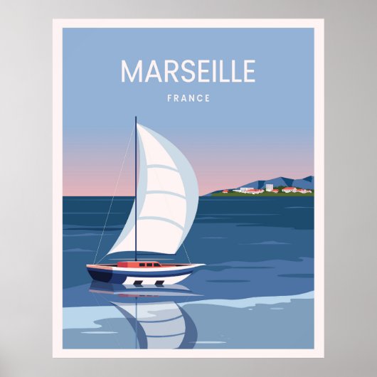 Landschaft Marseille Poster (Vorne)