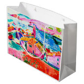 Landschaft, Matisse Große Geschenktüte (Rückseite Schrägansicht)