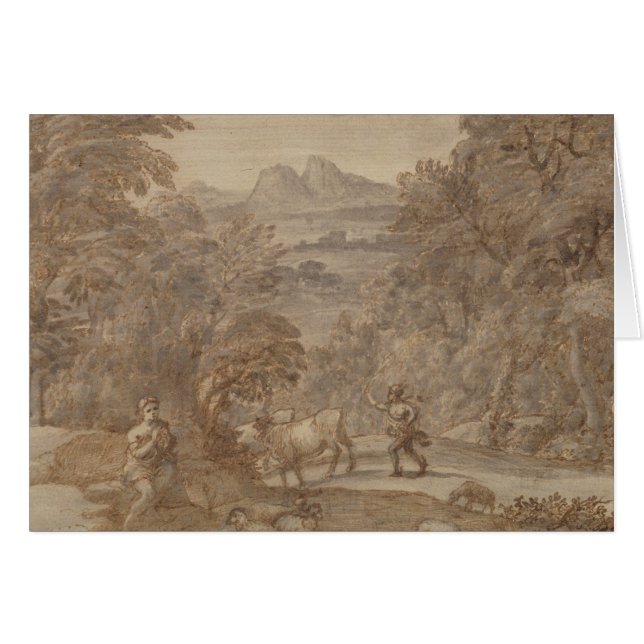 Landschaft Mercury und Apollo (Vorderseite (Horizontal))
