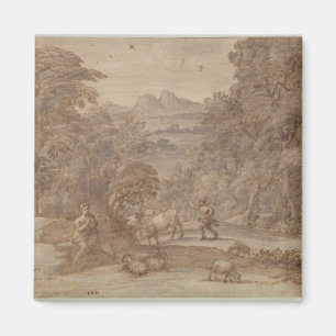 Landschaft Mercury und Apollo Magnet