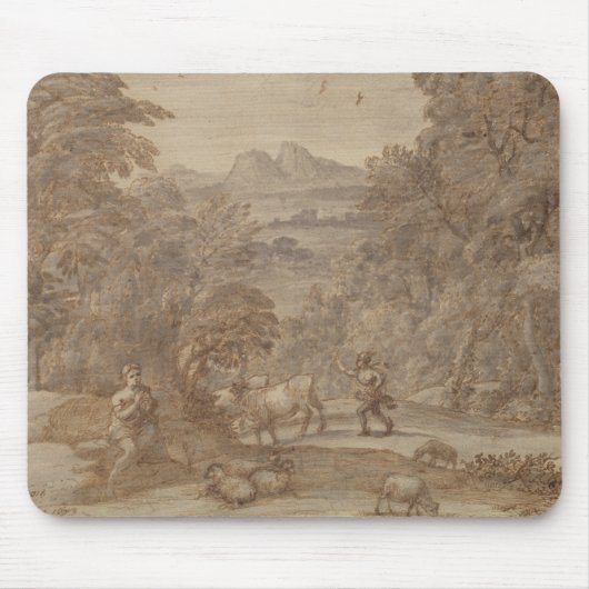 Landschaft Mercury und Apollo Mousepad (Vorne)
