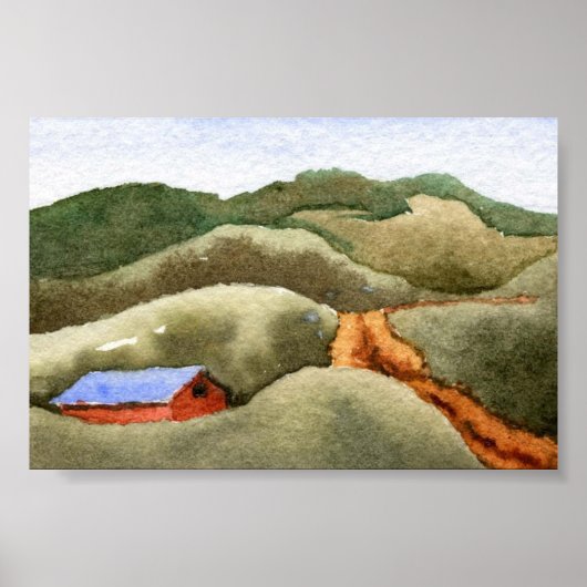 Landschaft Mini-Poster Poster (Vorne)