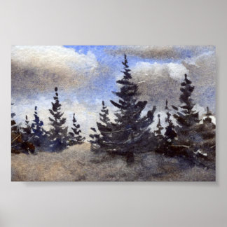 Landschaft Mini-Poster Poster