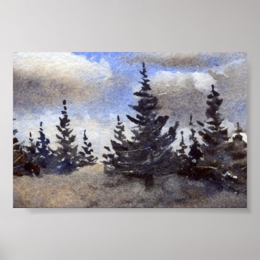 Landschaft Mini-Poster Poster (Vorne)