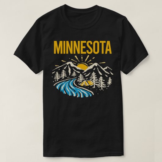 Landschaft Minnesota T-Shirt (Design vorne)