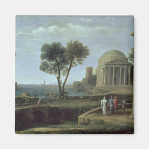 Landschaft mit Aeneas bei Delos, 1672 Magnet