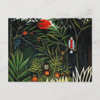 Landschaft mit Affen von Henri Rousseau