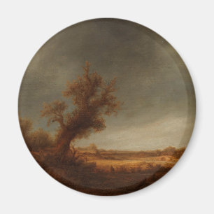 Landschaft mit alter Eiche, Adriaen van Ostade, Ca Magnet