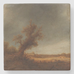 Landschaft mit alter Eiche, Adriaen van Ostade, Ca Steinuntersetzer
