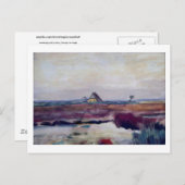 Landschaft mit Bauernhof, Van Gogh Fine Art Postkarte (Vorne/Hinten)