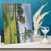Landschaft mit Bäumen Fotoplatte (Seite)