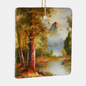 Landschaft mit Bergen Keramikornament (Rechts)