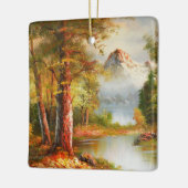 Landschaft mit Bergen Keramikornament (Links)