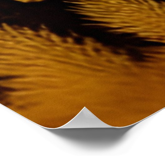 Landschaft mit Bergen Kunst Poster (Ecke)