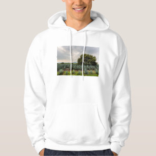 Landschaft mit blauer Agave Hoodie
