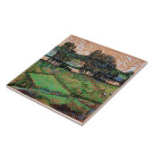Landschaft mit Brücke über die Oise Fliese (Seite)