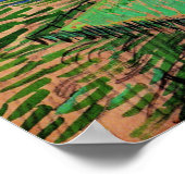 Landschaft mit Brücke über die Oise Poster (Ecke)